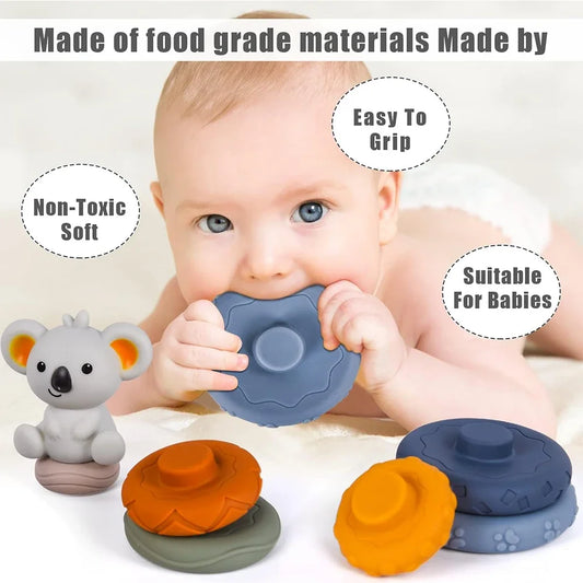 Silicone Building Blocks Montessori Toys