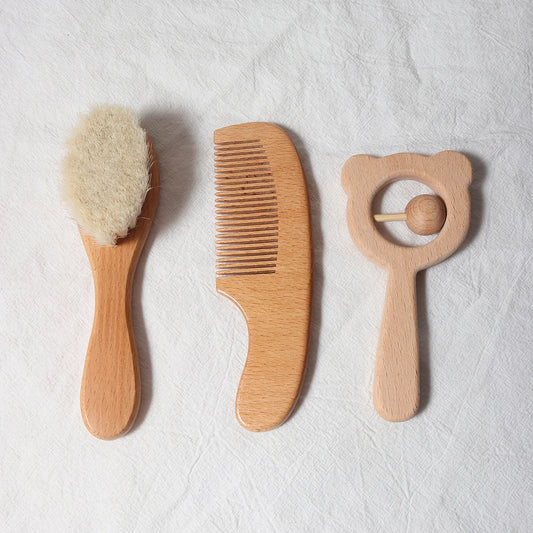 Natural Baby Brush & Comb Set