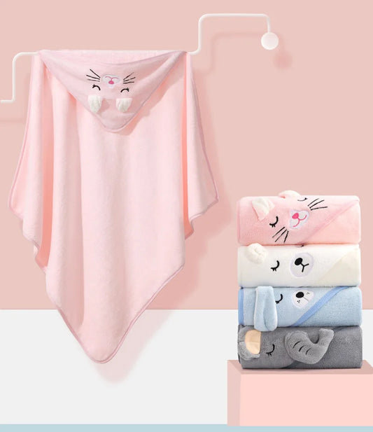 Kapuzentuch für Babys – Weich & Saugfähig