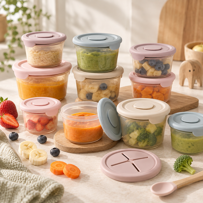 Set per la conservazione di pappe e snack
