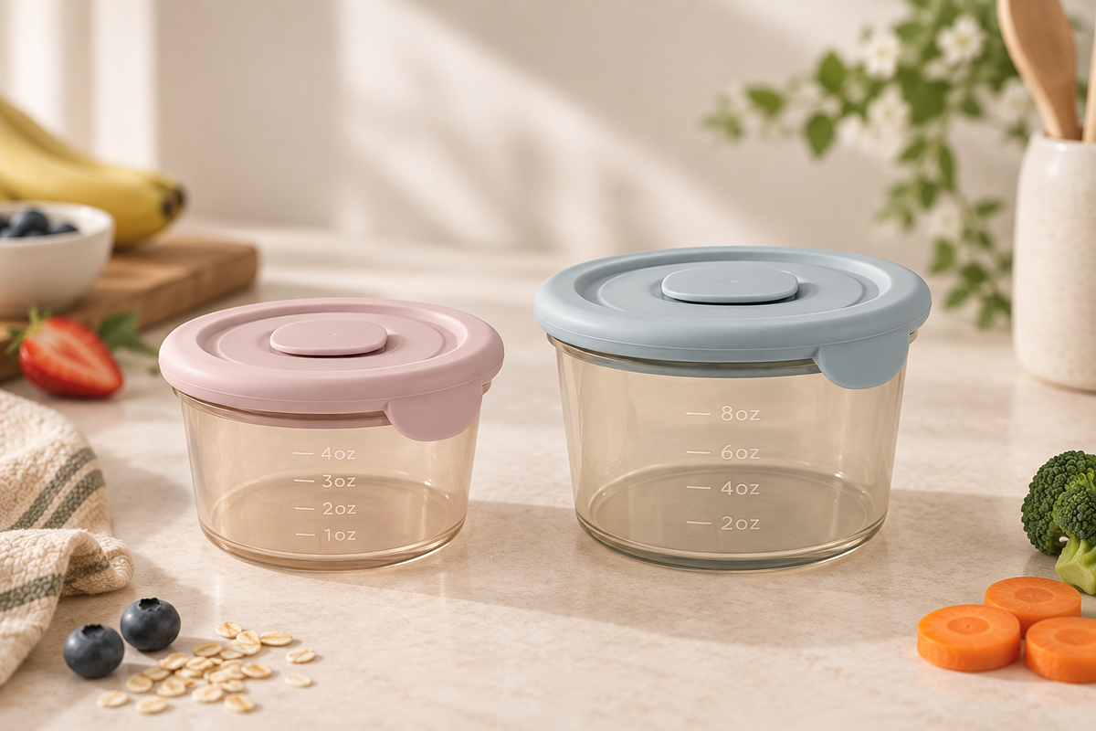 Set per la conservazione di pappe e snack