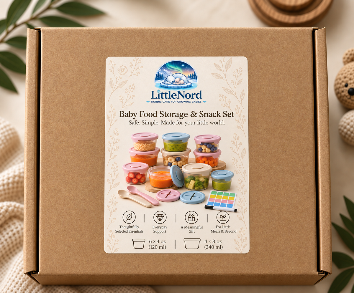 Set per la conservazione di pappe e snack