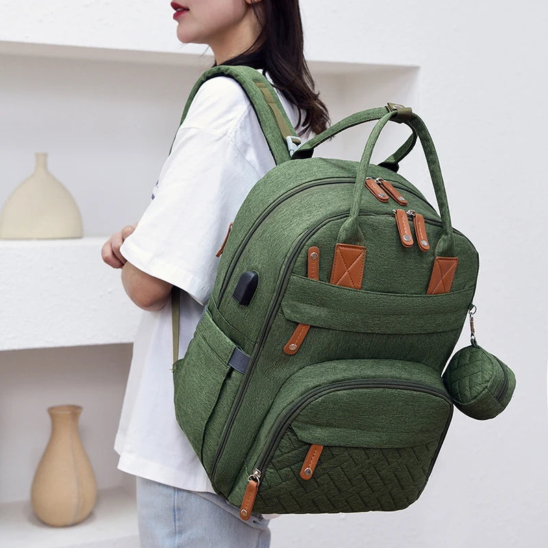 Large Capacity Diaper Backpack