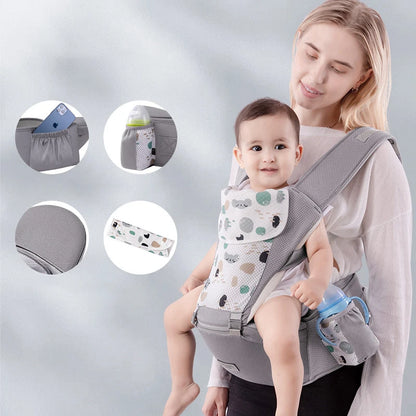 Ergonomic Baby Carrier with Kangaroo Pocket