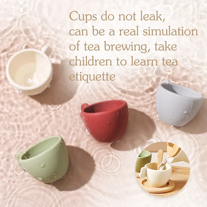 Wooden Montessori Tea Party Set