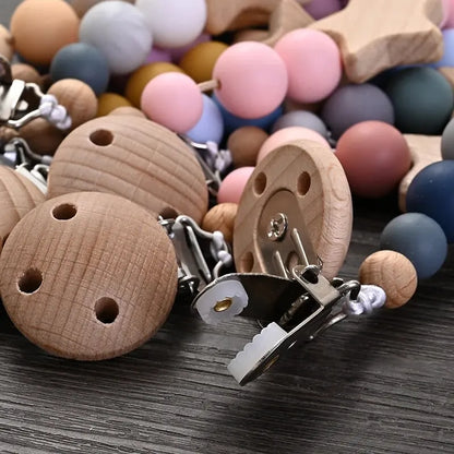 Attache-sucette en bois LittleNord