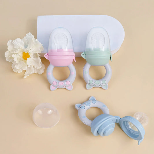4-Piece Baby Fruit Feeder – Safe Weaning Tool