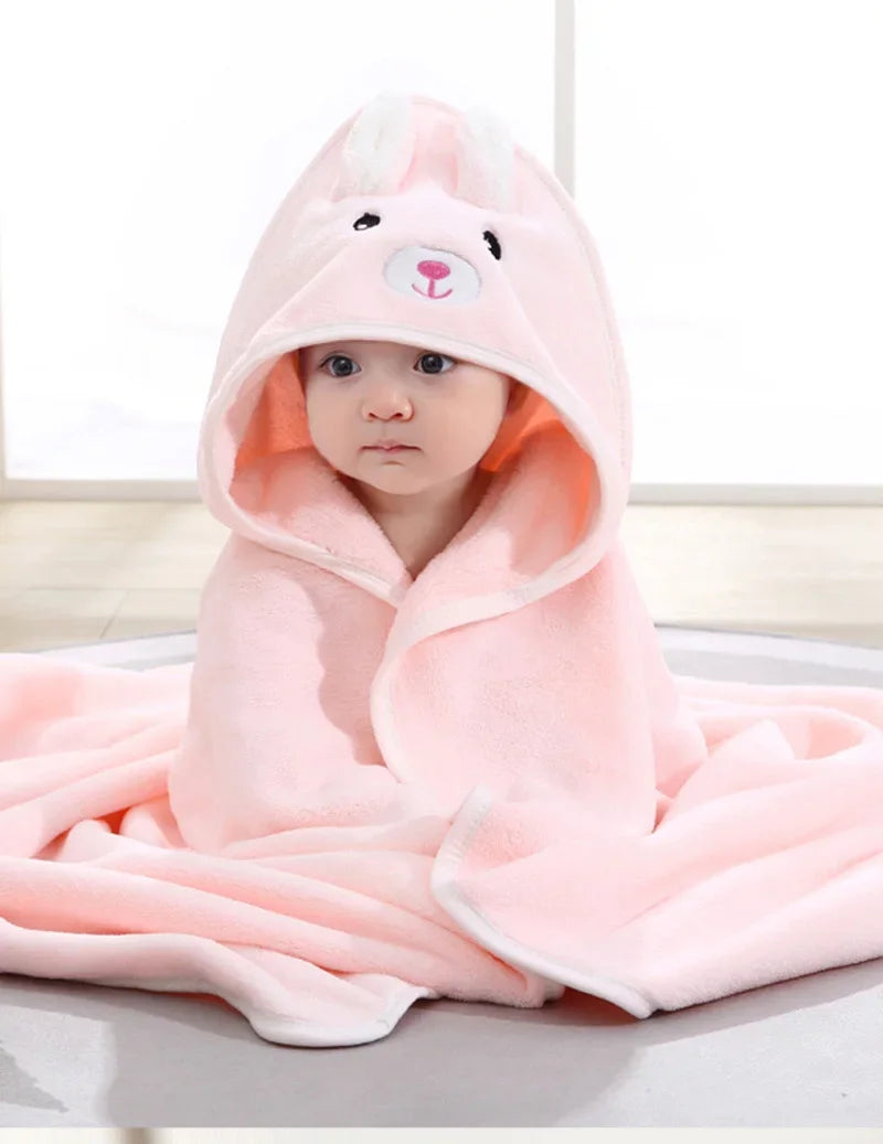 Hooded Baby Bath Towel – Soft & Absorbent