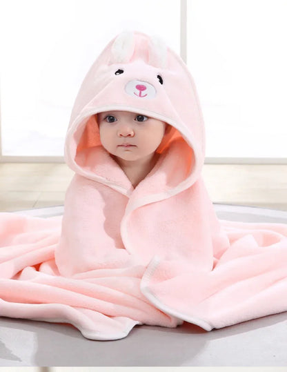Hooded Baby Bath Towel – Soft & Absorbent
