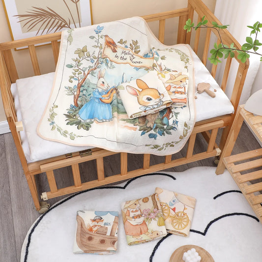 Soft Cotton Gauze Baby Blanket