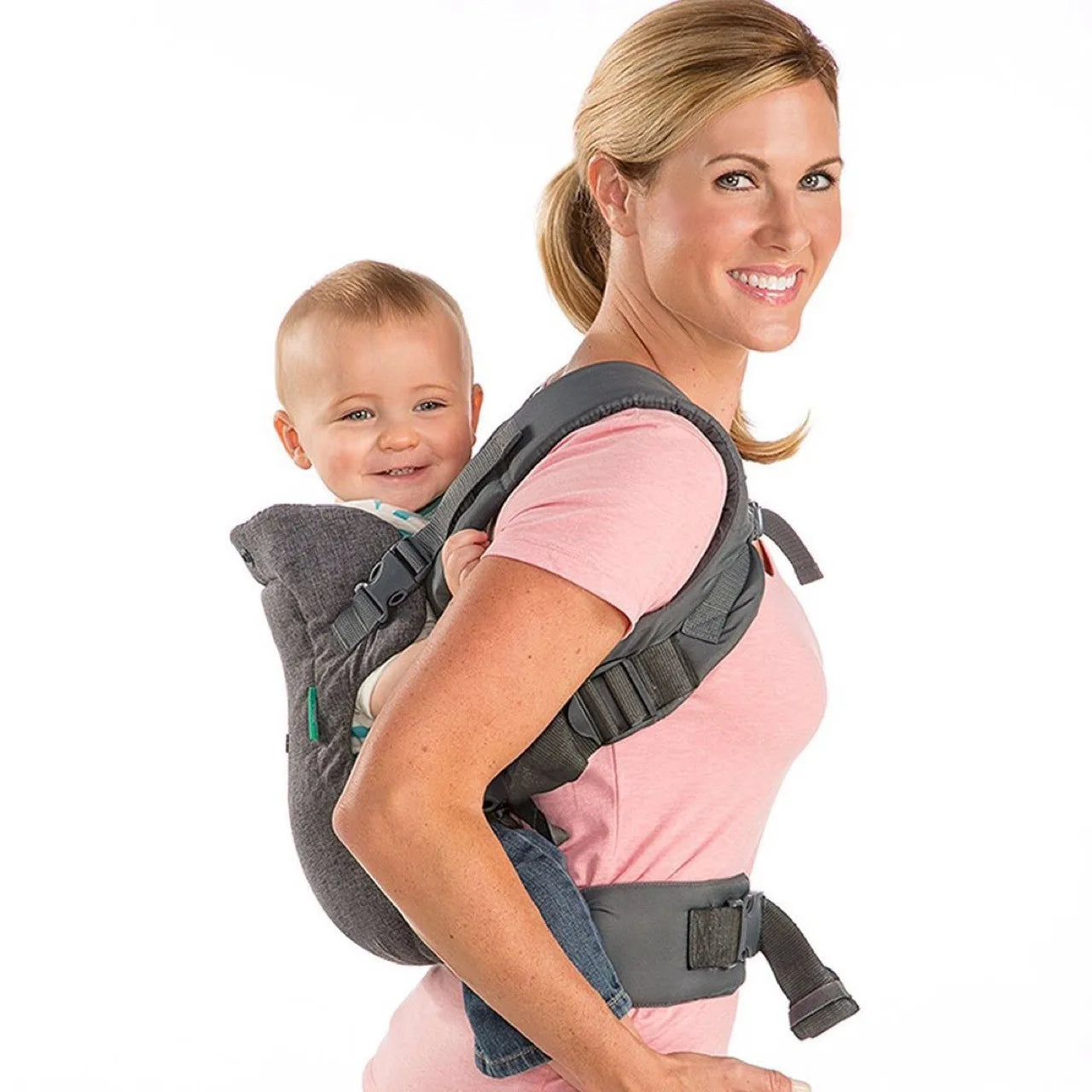 Ergonomic Baby Carrier with Hip Seat – Front and Back Carrying Support