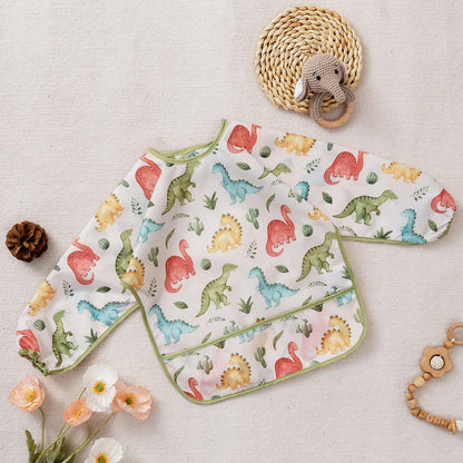 Waterproof Long Sleeve Baby Feeding Bib