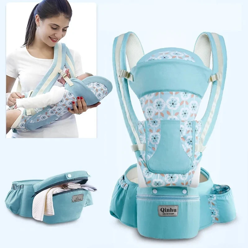 Ergonomic Baby Carrier with Kangaroo Pocket