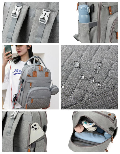 Large Capacity Diaper Backpack