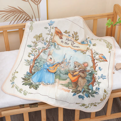 Soft Cotton Gauze Baby Blanket