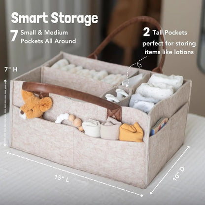Baby Diaper Organizer Storage Basket