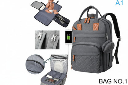 Large Capacity Diaper Backpack