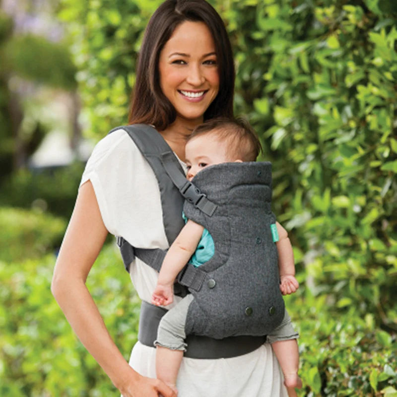 Ergonomic Baby Carrier with Hip Seat – Front and Back Carrying Support