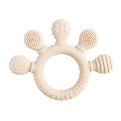 Silicone Baby Teether Rattle