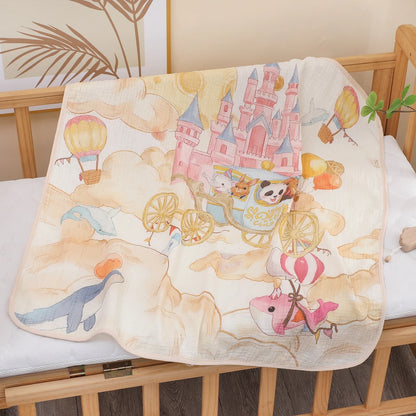 Soft Cotton Gauze Baby Blanket