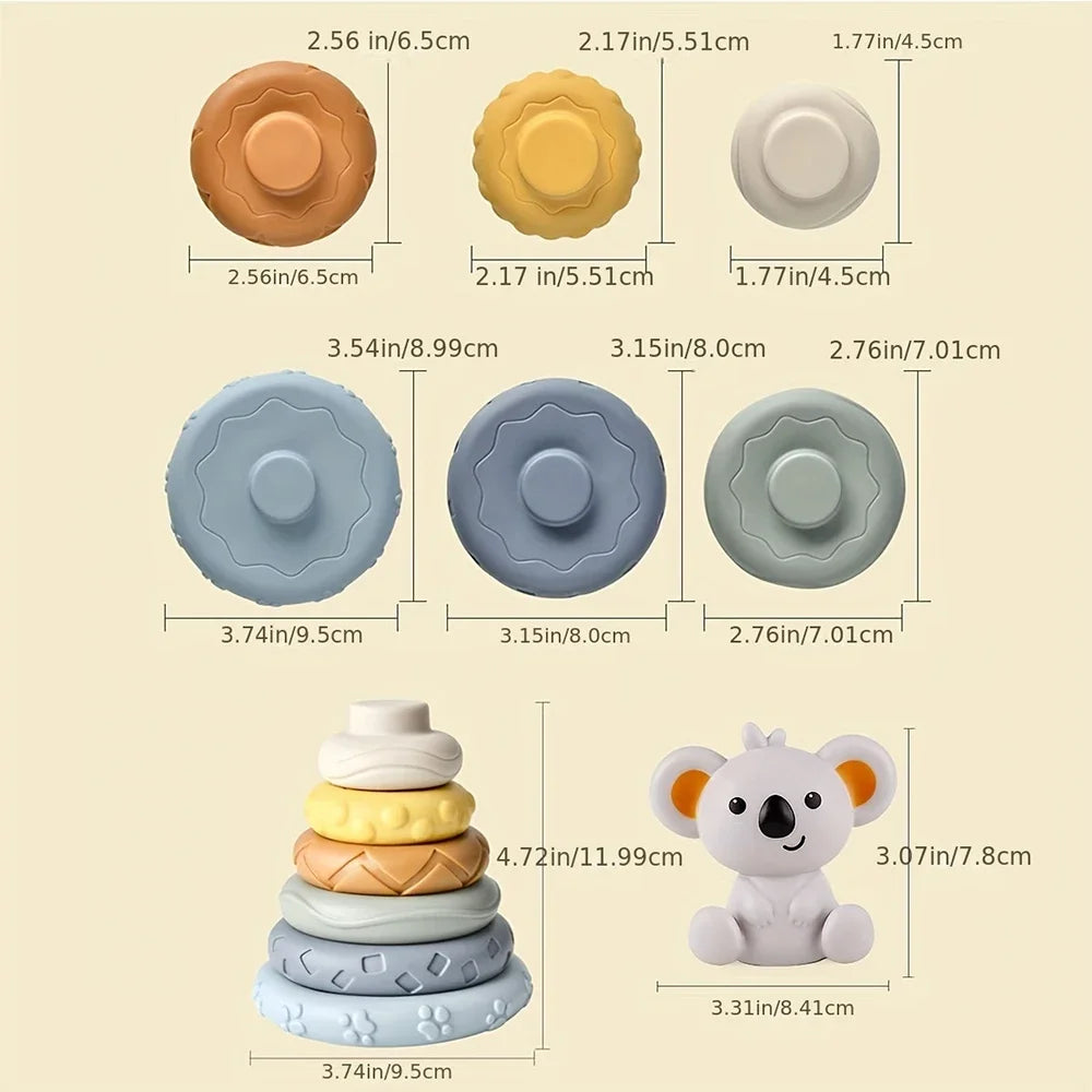 Silicone Building Blocks Montessori Toys