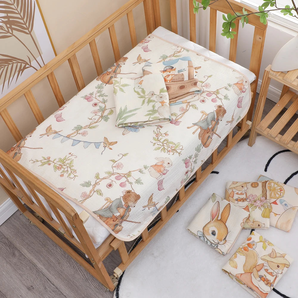 Soft Cotton Gauze Baby Blanket