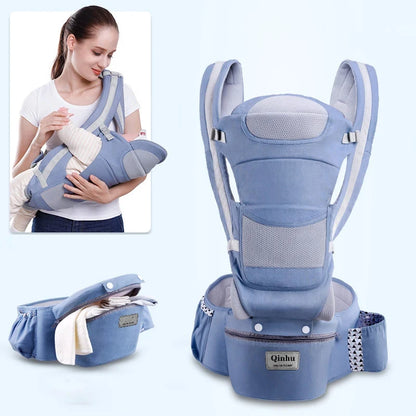 Ergonomic Baby Carrier with Kangaroo Pocket