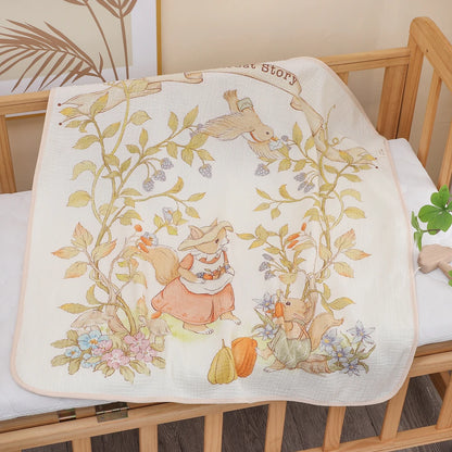 Soft Cotton Gauze Baby Blanket