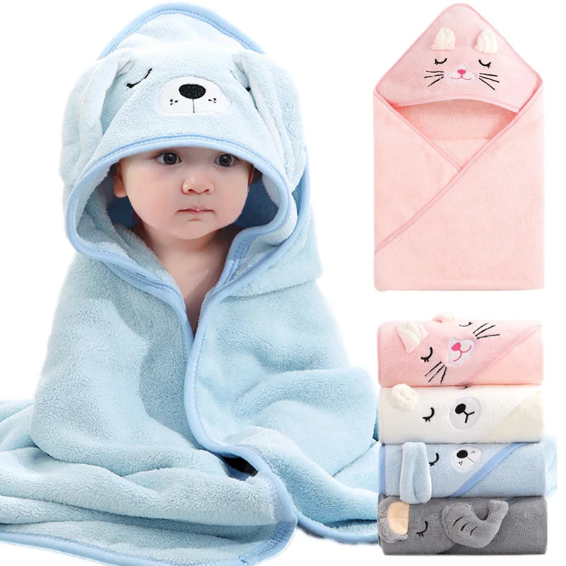 Hooded Baby Bath Towel – Soft & Absorbent