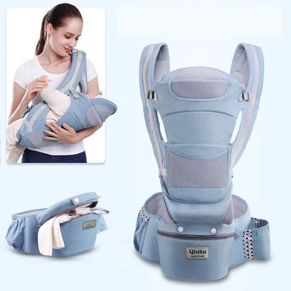 Ergonomic Baby Carrier with Kangaroo Pocket