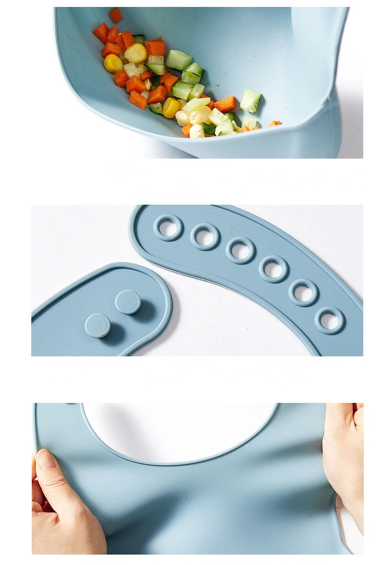Waterproof Silicone Baby Bib