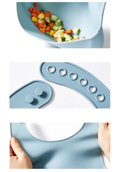 Waterproof Silicone Baby Bib