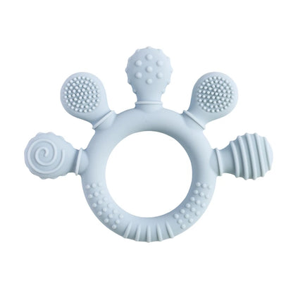 Silicone Baby Teether Rattle