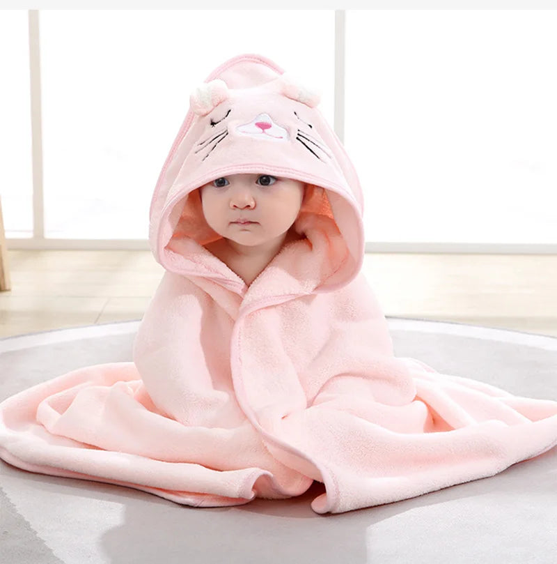 Hooded Baby Bath Towel – Soft & Absorbent