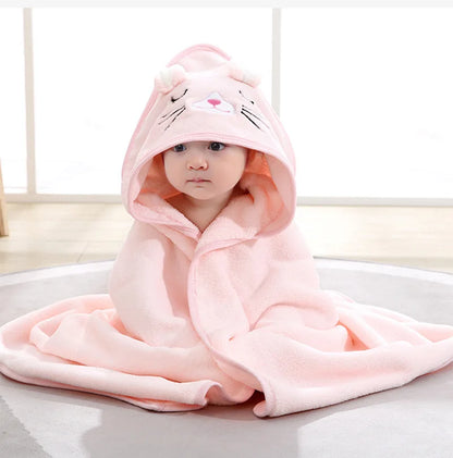 Hooded Baby Bath Towel – Soft & Absorbent