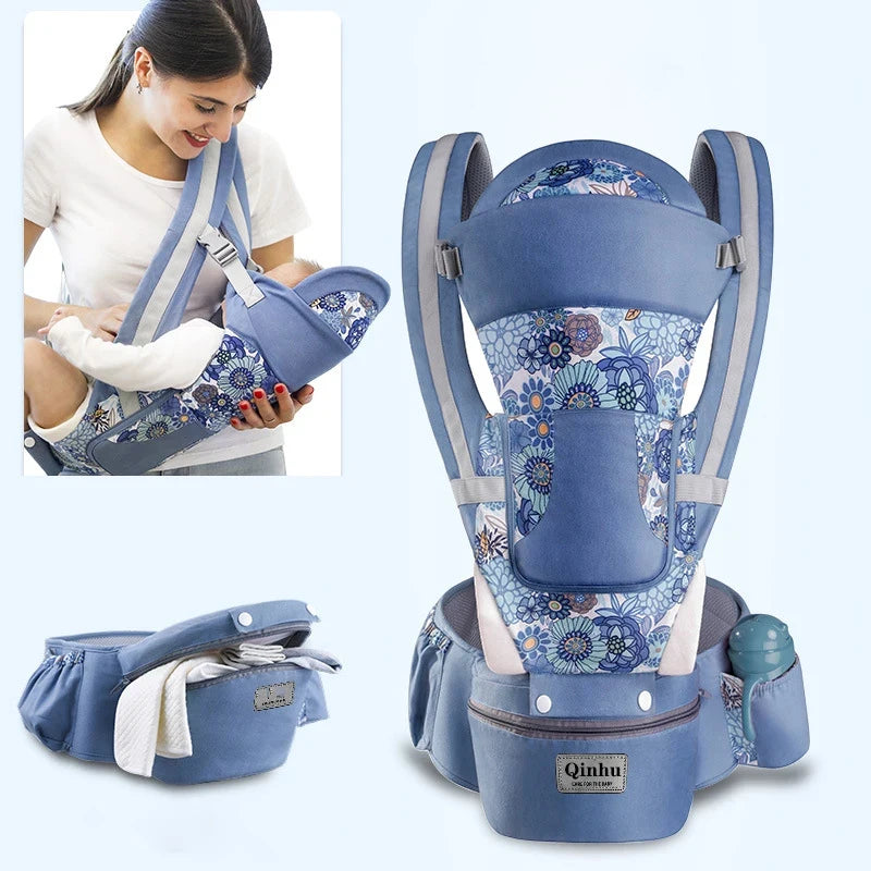 Ergonomic Baby Carrier with Kangaroo Pocket