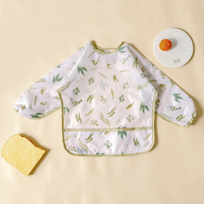 Waterproof Long Sleeve Baby Feeding Bib