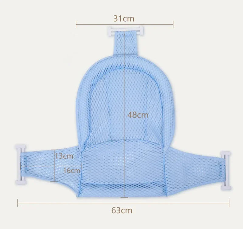 Baby Bath Support Net – Adjustable Anti-Slip Bath Seat