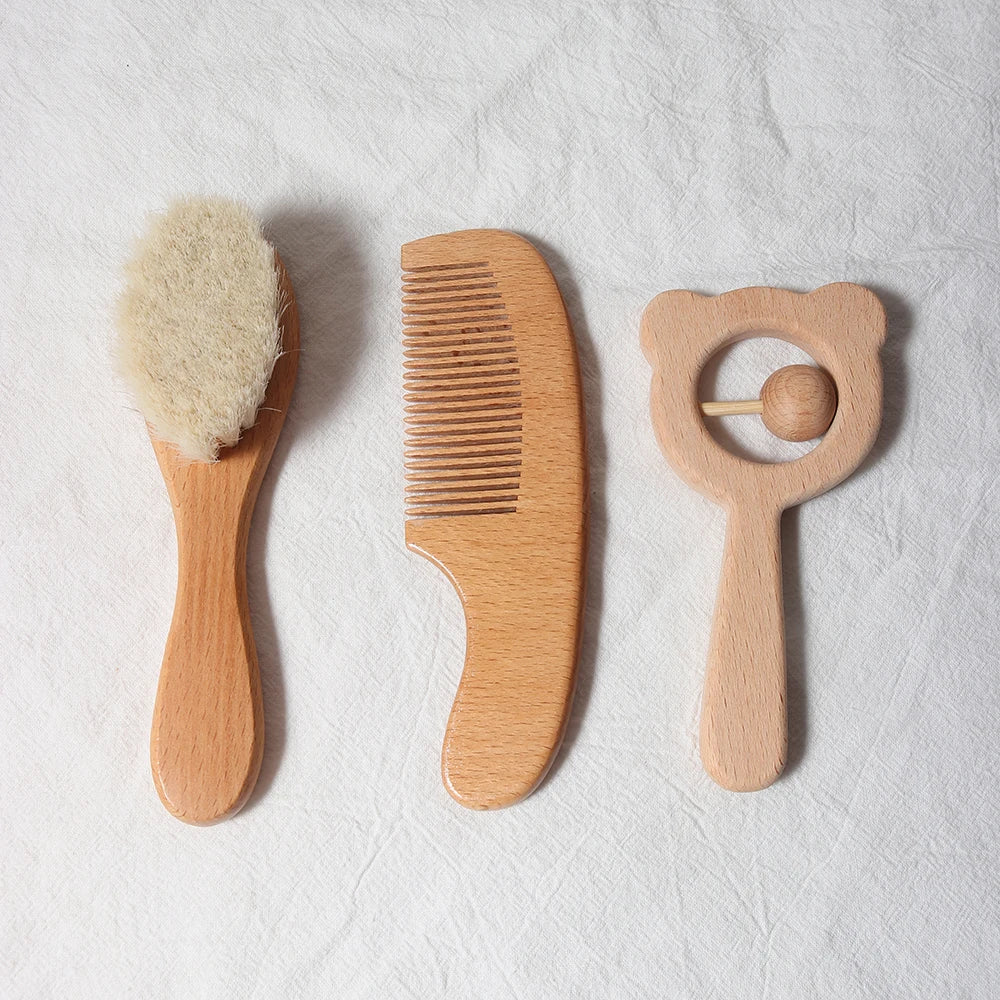 Natural Baby Brush & Comb Set