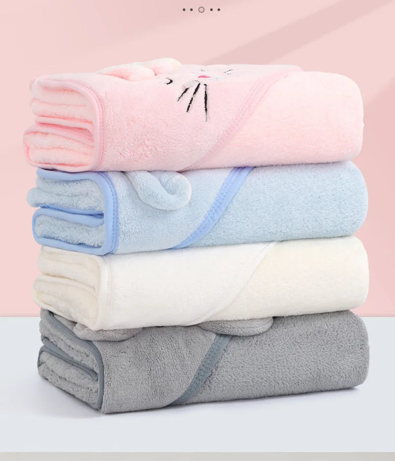 Hooded Baby Bath Towel – Soft & Absorbent