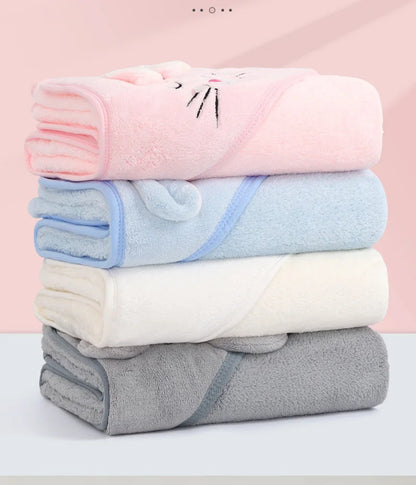 Hooded Baby Bath Towel – Soft & Absorbent