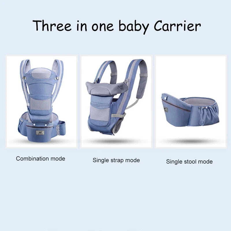 Ergonomic Baby Carrier with Kangaroo Pocket