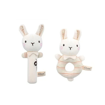 Organic Cotton Baby Rattle Toy