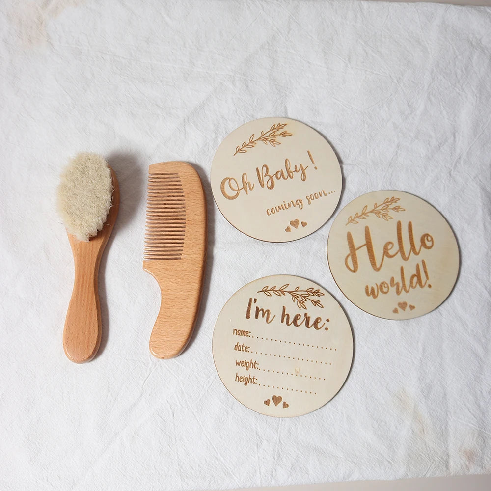 Natural Baby Brush & Comb Set