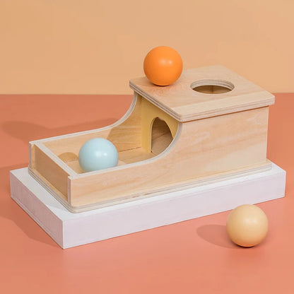 Montessori Spinning Drum Coin Box