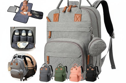 Large Capacity Diaper Backpack
