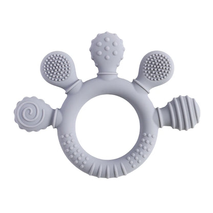 Silicone Baby Teether Rattle