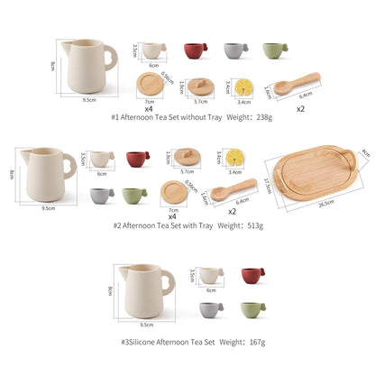 Wooden Montessori Tea Party Set