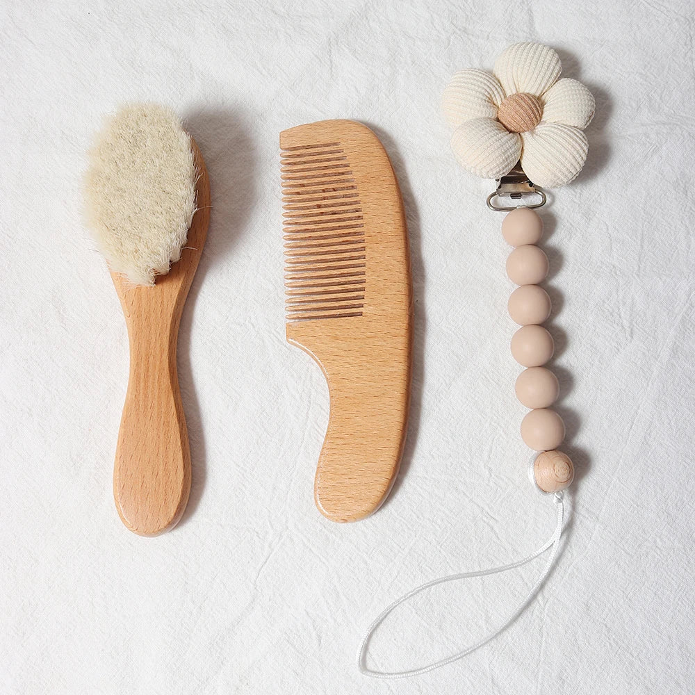 Natural Baby Brush & Comb Set