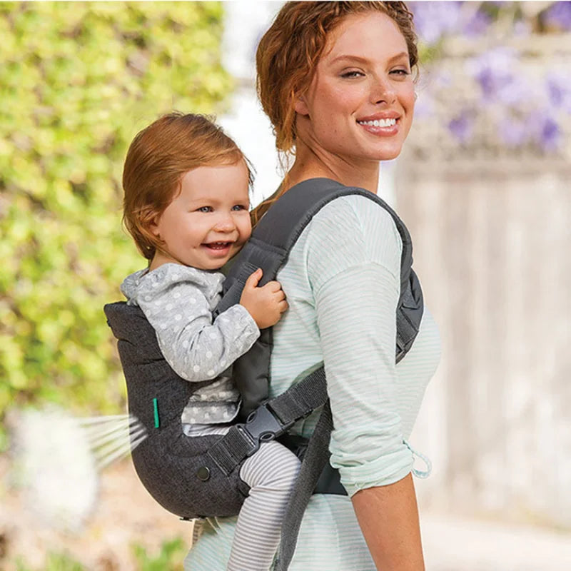 Ergonomic Baby Carrier with Hip Seat – Front and Back Carrying Support